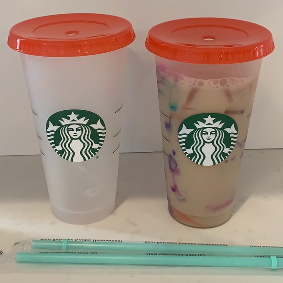 Starbucks Other - Starbucks swirl colour change x 2 - new